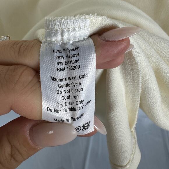 HATCH Lara Jersey Dress Cream/Black Size 1 Maternity - Picture 7 of 11